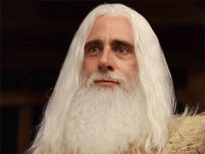 Who Are You? GIF - Evan Almighty Noahs Ark White Hair - Discover & Share  GIFs