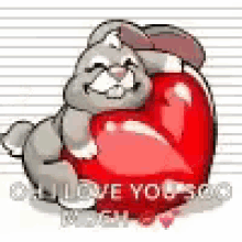 I Love You Bunny Gifs Tenor