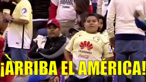 Arriba El America Aguilas Futbol Pasion Niño Gordo Panzón GIF - Go America  Aguilas Soccer - Discover & Share GIFs