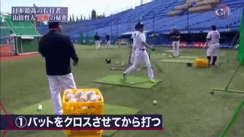 山田哲人 野球選手 Tetsuto Yamada Gif Tetsuto Yamada Batting Practice Warm Up Discover Share Gifs