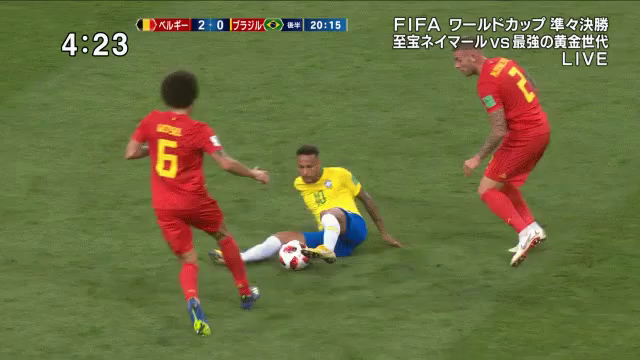 面白い ペナルティー ベルギー サッカー ワールドカップ ｗ杯 Gif Neymar Belgium Brazil Discover Share Gifs