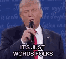Image result for I HAVE THE BEST WORDS TRUMP GIF