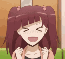 Happy Anime Reaction Gif 5