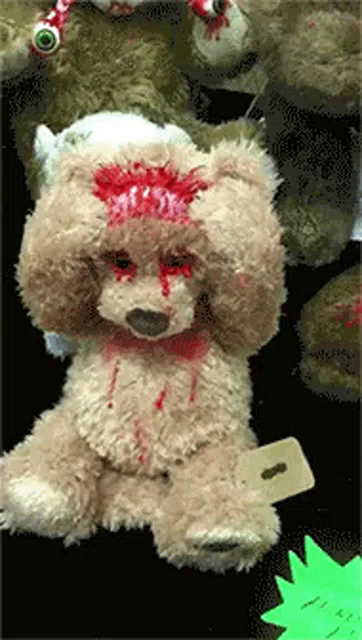 Teddy Bear Face Gifs Tenor - roblox bear alpha plush sam