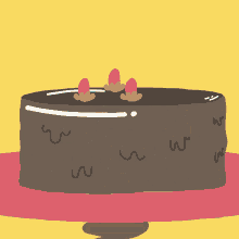 Featured image of post Chocolate Cake Animated Gif A cake decorated with candles is one of the main attributes of a good birthday