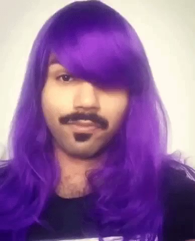 Purple Hair Gifs Tenor