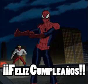 Feliz Cumpleaños Hombre Araña GIF - Feliz Cumpleanos Feliz Cumple Spiderman  - Discover & Share GIFs