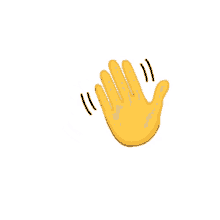 Risultati immagini per emoji mano che saluta gif