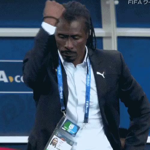 シセ監督 セネガル サッカー Gif Yes Yay Yatta Discover Share Gifs