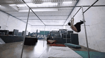 Woah GIF - Ninja Training Swinging - Discover & Share GIFs