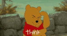Think Pooh GIF - Think Pooh WinnieThePooh GIFs