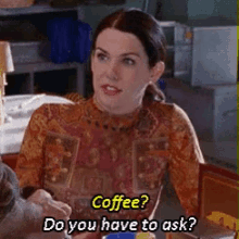 Image result for gilmore girls coffee gif