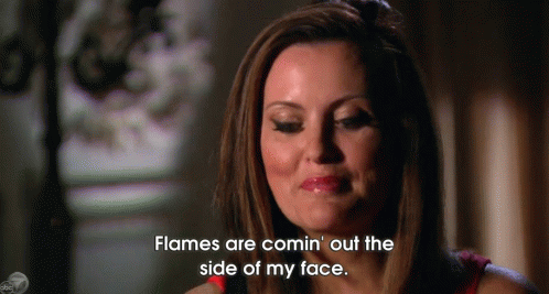Flames On The Side Of My Face Gif Whodunnit Abc Cluereference Discover Share Gifs