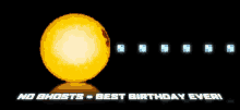 No Ghosts GIF - Pacman PixelsMovie Birthday GIFs