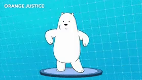 Orange Justice Bear Gif Orangejustice Bear Dance Discover