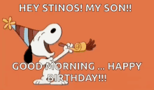 Snoopy Happy Birthday Animated Gif Gifs Tenor