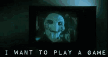 Game Game Game GIF - Saw Jigsaw IWantToPlayAGame - Discover & Share GIFs
