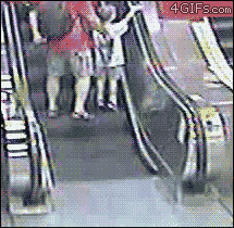 Big Mistake - Trying To Use An Escalator In A Wheelchair