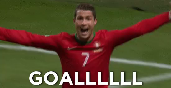 Goallll Gif Goal Soccer Ronaldo Discover Share Gifs