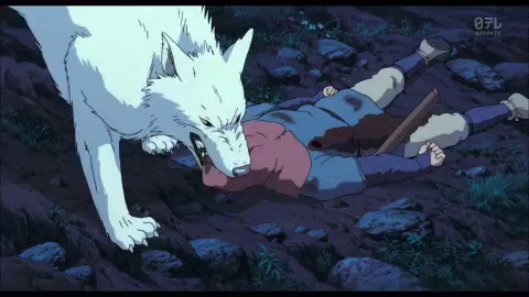 怒り もののけ姫 ジブリ Gif Jpfury Mononokehime Princess Mononoke Discover Share Gifs