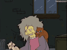 Simpsons Cat Lady GIFs | Tenor