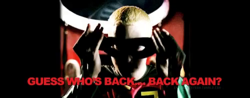 Eminem Guess Whos Back Again GIF - Eminem Whos Back Again - & Share GIFs