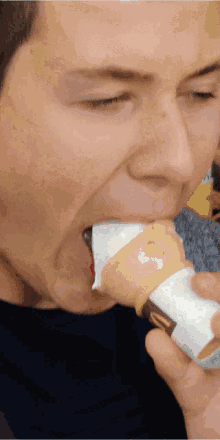 Fat Guy Eating Ice Cream Gifs Tenor