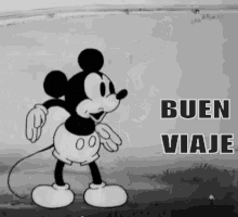 Mickey Ratón Buen Viaje GIF - Mickey BuenViaje Raton GIFs