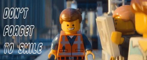 Lego Dont Forget To Smile GIF