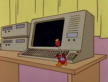 Computer Drinking Gif Computer Drinking Bird Discover Share Gifs