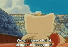 Disappoint GIF - Pokemon Meowth People GIFs