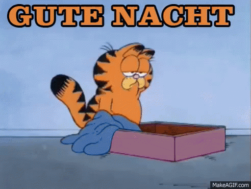 Gute Nacht Garfield - Gute Nacht GIF - GuteNacht GuteNachtGarfield Garfield GIFs