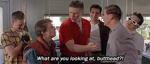 Butthead GIF - Back To The Future Staring Butthead - Discover & Share GIFs