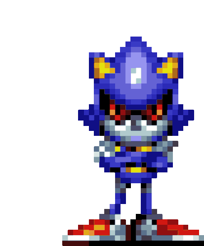 Metal Sonic Pixelated GIF - MetalSonic Pixelated No - Discover & Share GIFs