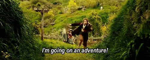 Image result for i'm going on an adventure