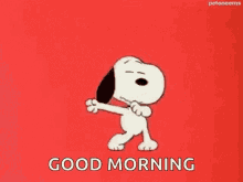 Snoopy Morning Gifs Tenor