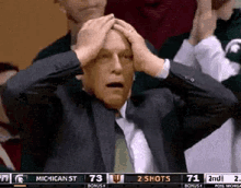 Image result for tom izzo crying image