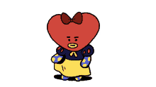 Bt21 Cooky GIF - Bt21 Cooky Love - Discover & Share GIFs