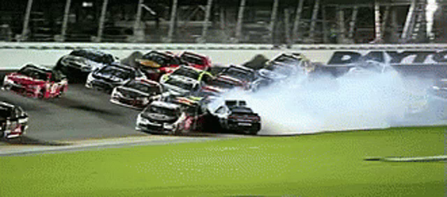 Nascar Car Crash Gifs Tenor - nascar death racing roblox