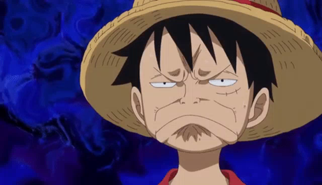 One Piece Luffy Angry Gifs Tenor