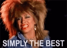 Tina Turner You Are Simply The Best Gifs Tenor