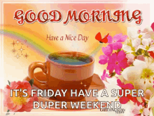 Featured image of post Good Morning Happy Friday Gif With Sound / Friday turns everyone&#039;s mood positively upside.