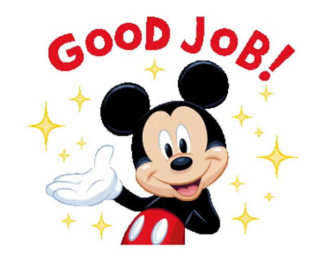 Mickey Mouse Good Job Gif Mickeymouse Goodjob Nicework