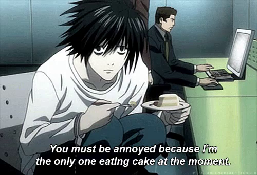 Cake Anime Gif Cake Anime Deathnote Discover Share Gifs