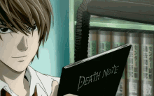 Death Note Kira Gifs Tenor - death note kira writes down roblox meme