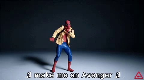 Marvel Spiderman GIF - Marvel Spiderman Make Me An Avenger - Discover &  Share GIFs