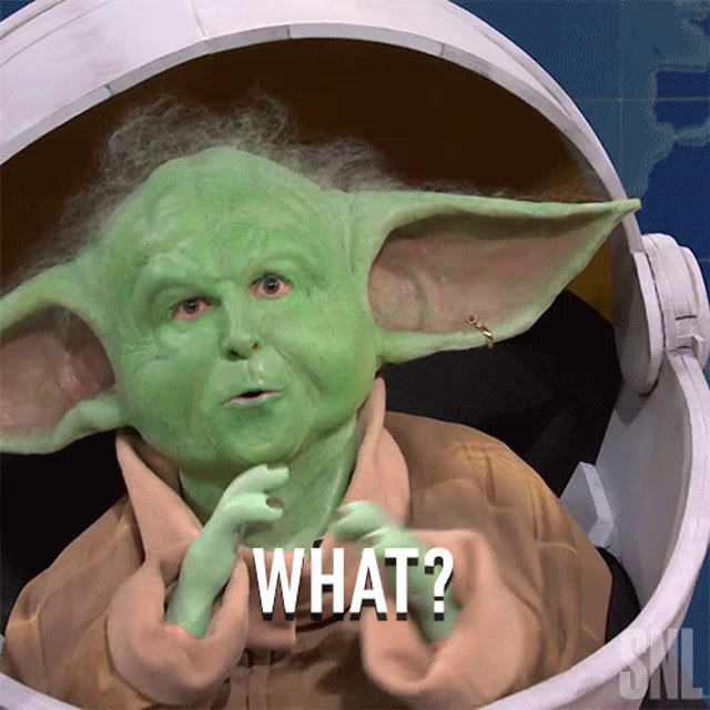What Baby Yoda Gif What Babyyoda Saturdaynightlive Discover Share Gifs