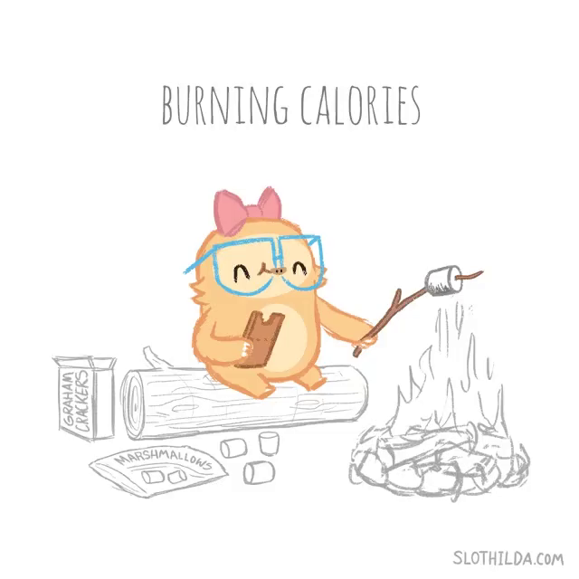 does being sick burn calories