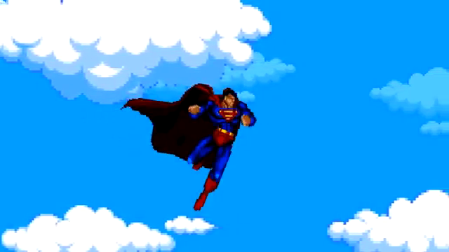 up up and away superman