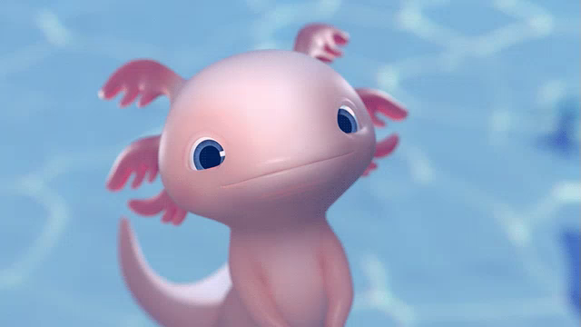 Axolotl Cute Gif Axolotl Cute Smile Discover Share Gifs